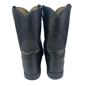 Justin Boots | Shoes | Justin Black Corona Roper Premium Leather ...